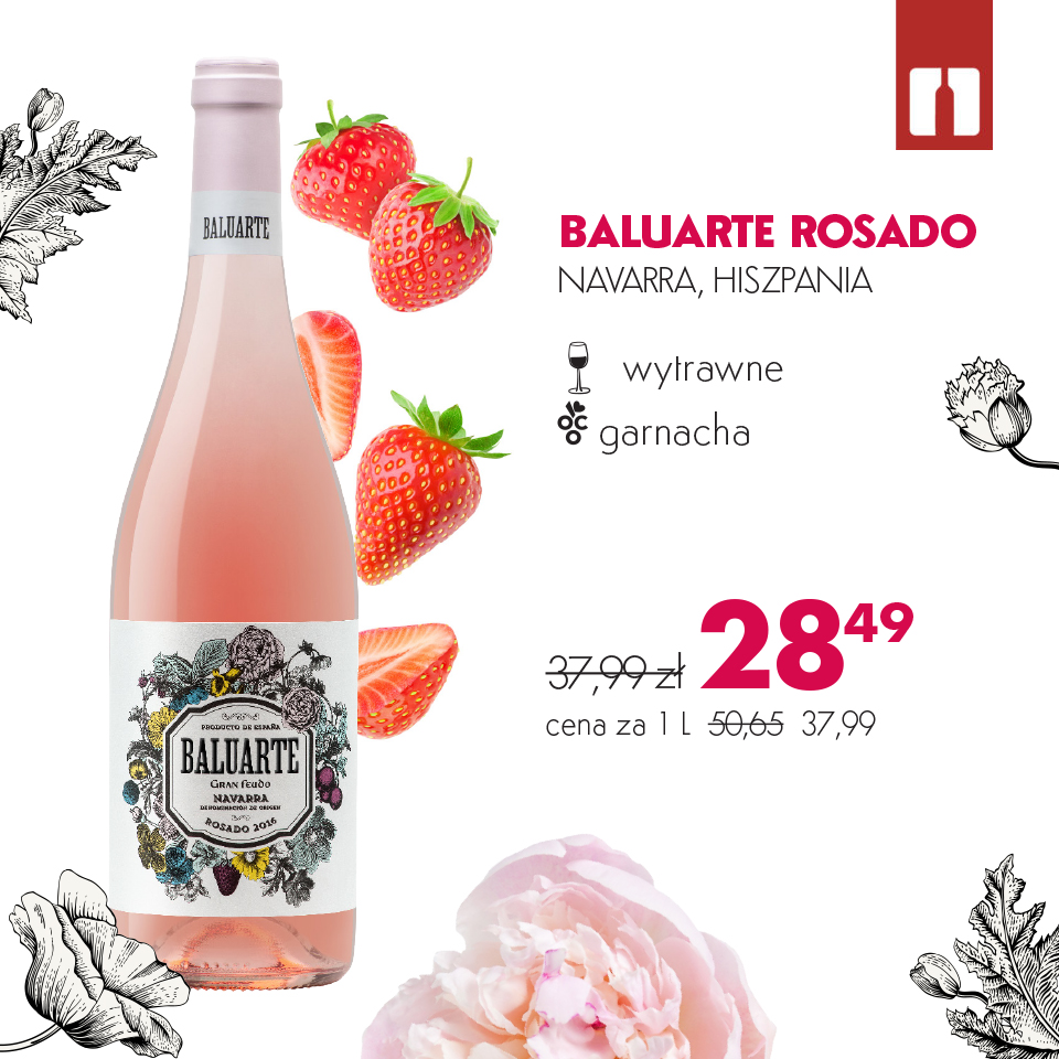 wino różowe Baluarte Rosado
