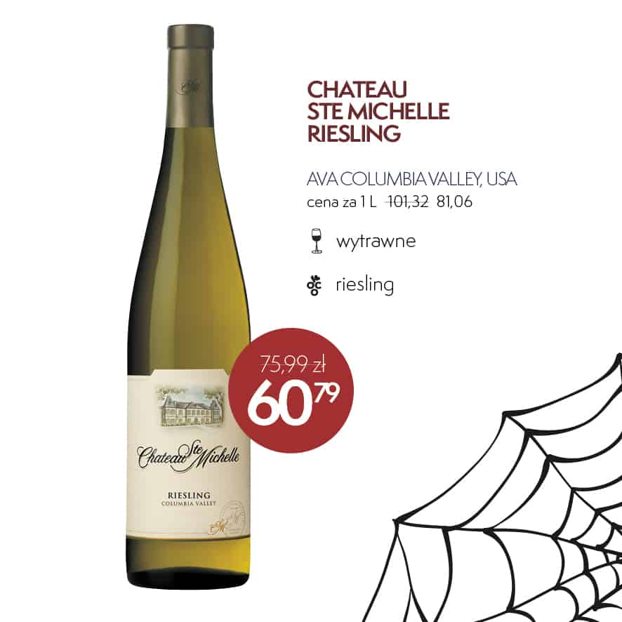 Wino na Halloween - Chateau Ste Michelle Riesling